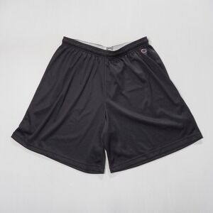 Champion Shorts Mens 2XL Black Mesh Athletic Basketball Gym Training Lined